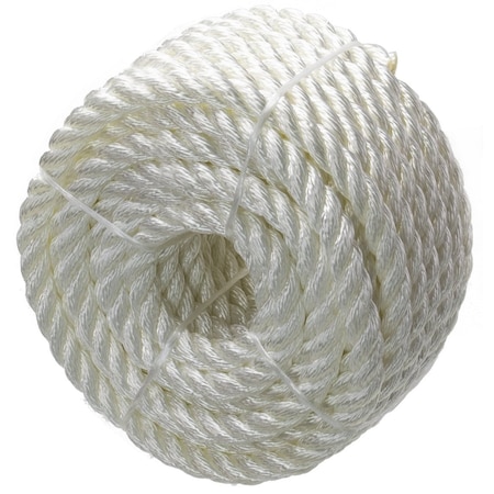 The Brush Man 1/2 in X 50Ft Twisted Nylon Rope, 12PK ROPE NY-1/2X50